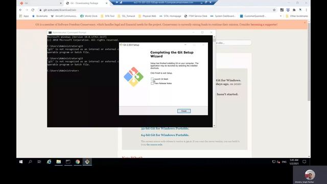 Git Installation On Window & AWS Cloud смотреть онлайн