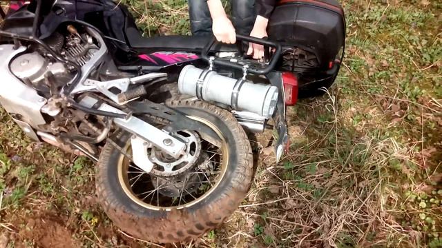 Что делать если застрял на Honda Transalp смотреть онлайн