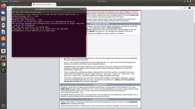 Laravel Installing Apache 2, MySQL, PHP 7.4 in Ubuntu 18.04 in Hindi смотреть онлайн