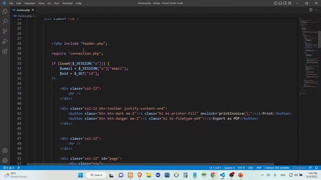 Design a responsive invoice page using HTML,CSS,Javascript and Bootstrap | Task 32 смотреть онлайн