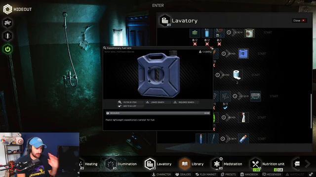 Hideout Crafting Overview - Escape From Tarkov смотреть онлайн
