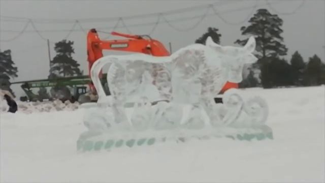 Создание снежного городка. Лесосибирск 2020-2021 смотреть онлайн