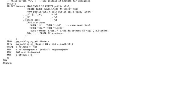Postgresql return results of dynamic SQL (2 Solutions!!) смотреть онлайн