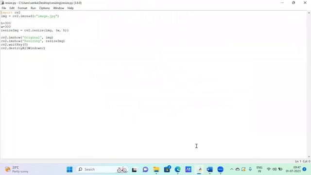 Basic image processing using Python OpenCV || image reading and display using OpenCV смотреть онлайн