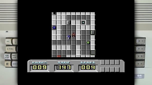 Chip's Challenge on the Commodore 64 смотреть онлайн