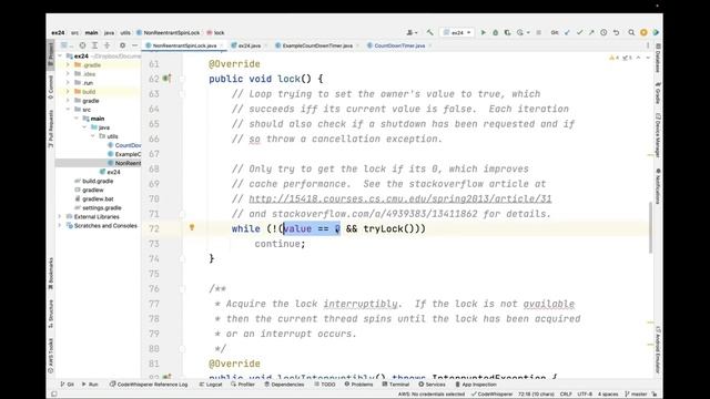 Applying Reentrant & Non-Reentrant Java Locks to Object-Oriented Frameworks & Applications (Part 3) смотреть онлайн