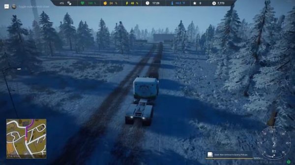 Обзор Демо Версии Alaska Truck Simulator  #gameplay #games #alaska
