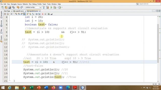 Java Logical Operators смотреть онлайн