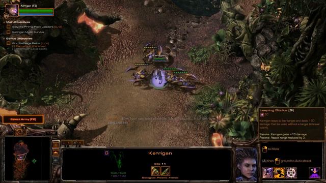 Starcraft 2: Heart of The Swarm - BOSS Fight Mission - Yagdra Boss Fight (PC) [HD] {Brutal} смотреть онлайн