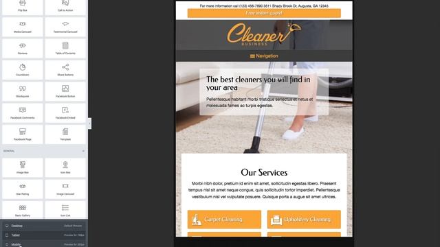 The Cleaner Business WordPress Theme - a professional website for cleaning companies смотреть онлайн