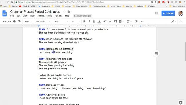 Grammar Present Perfect Continous Tense смотреть онлайн