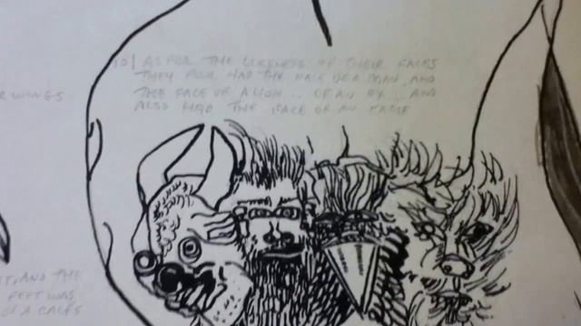 Ezekiel I, a 1975 or '76 drawing study based on Jewish Scriptures, by A.K. Segan смотреть онлайн