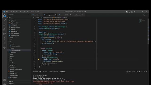 How to fetch data from API in #flutter . смотреть онлайн
