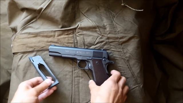 Пневматический пистолет Gletcher CLT 1911 Кольт (обзор от Сафуана Алиева) қазақша смотреть онлайн
