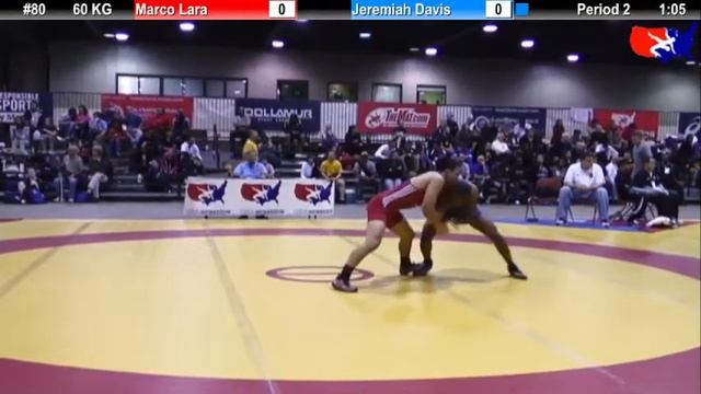 2011 U.S. Open FRI GR 60 KG: Marco Lara vs. Jeremiah Davis Semifinal смотреть онлайн