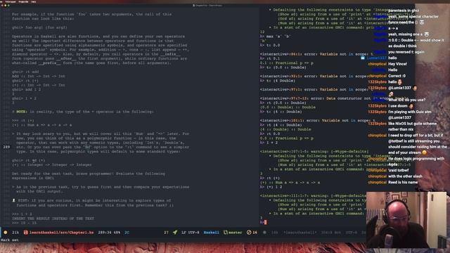 Part1: Learning Haskell using " learn4haskell " смотреть онлайн