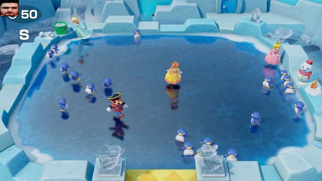 Super Mario Party MiniGames Mario Vs Peach Vs Daisy Vs Rosalina (Master Difficulty)
