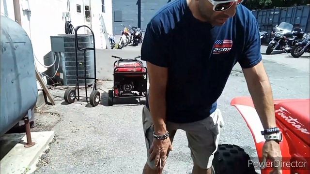 Picking Up My Trx 250r At Bettencourts Honda In Brockton