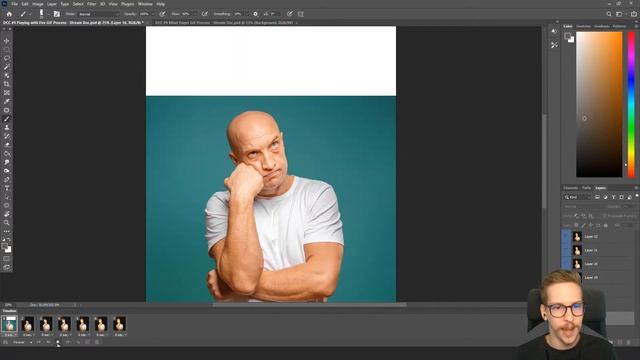 Photoshop Daily Creative Challenge - Process GIF | Adobe Creative Cloud смотреть онлайн