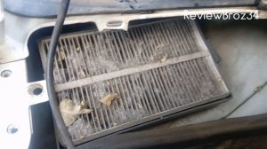 Замена салонного фильтра на Гранте