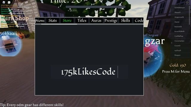*NEW* SECRET UPDATE CODES IN UNTITLED ATTACK ON TITAN ROBLOX 2020 (Untitled Attack on Titan) OP COD смотреть онлайн