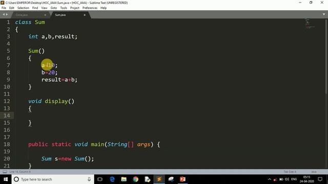 15 | What is a Constructor in JAVA? смотреть онлайн