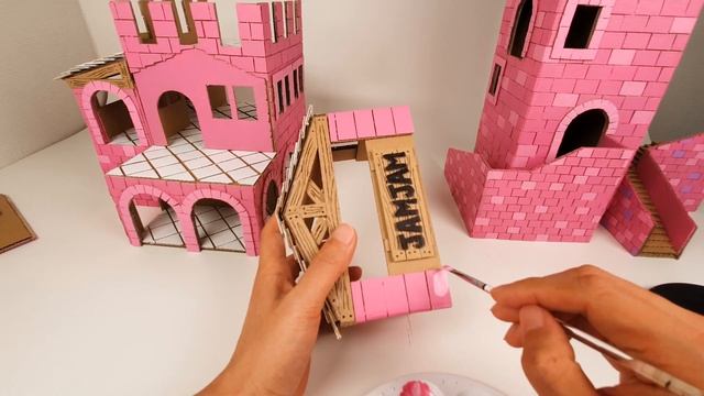 DIY How to make a Cardboard Castle [Part 2] смотреть онлайн