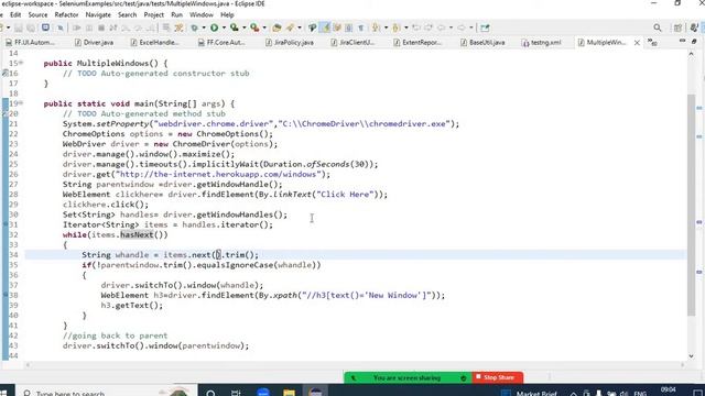 Handling Multiple Windows in Selenium | Window Handling | Switch to Window смотреть онлайн