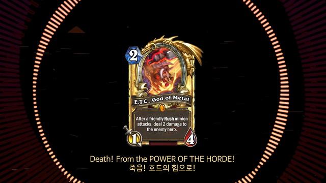 Hearthstone E.T.C., God of Metal Theme (Power of the Horde) смотреть онлайн