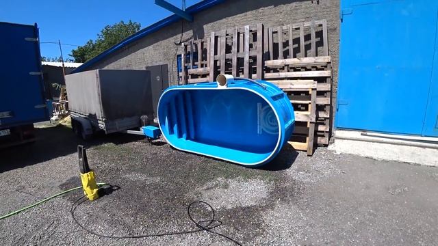 Бассейн из полипропилена. Как отмыть после зимы? смотреть онлайн