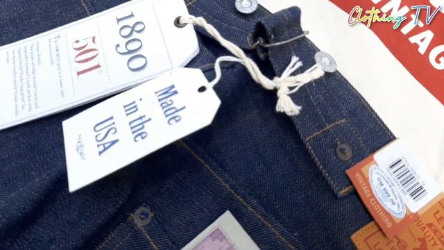 UNBOXING || LEVI'S VINTAGE CLOTHING 1890 - MADE IN USA смотреть онлайн
