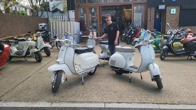 Vespa GS 160 Mk1, TV200 and GS 150 VS5 fully restored examples. смотреть онлайн
