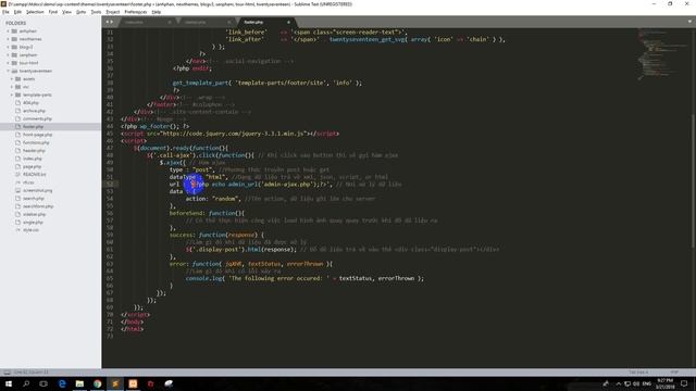 Hướng dẫn ajax trong wordpress смотреть онлайн