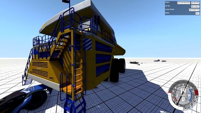 ДАВИМ ВСЁ БЕЛАЗОМ - BeamNG.Drive 0.5.1 смотреть онлайн