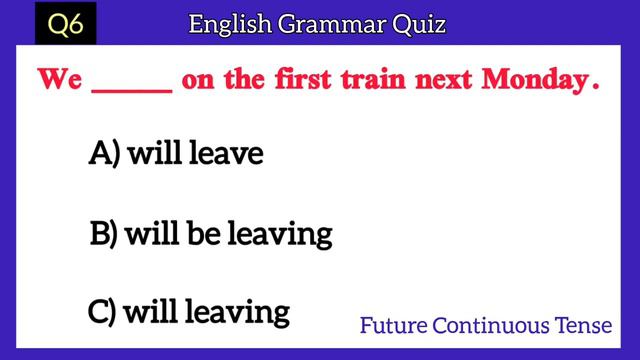 Can you pass this English test? | English grammar quiz : Part 16 | Future Continuous Tense | #quiz смотреть онлайн