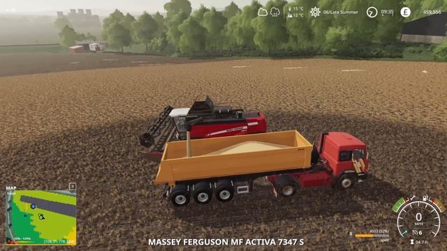 NEW COMBINE TO FINISH THE FIELD! | Chellington Farm FS19 | Episode 16 смотреть онлайн