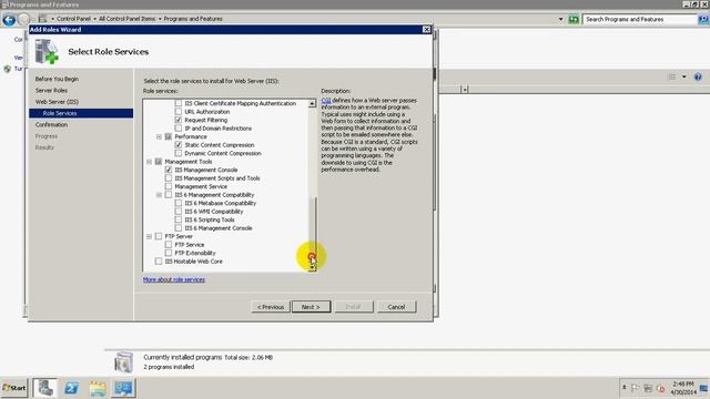 Installing IIS in server 2008 смотреть онлайн
