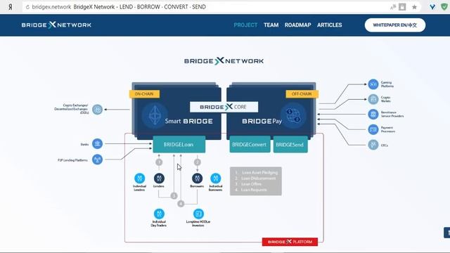 BridgeX Network - многофункциональная крипто-фиатная платформа смотреть онлайн