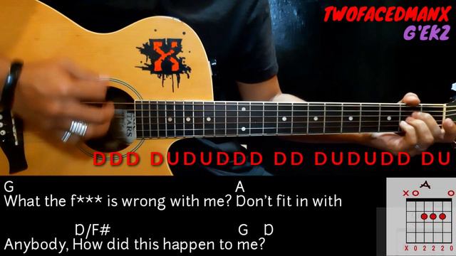 I'm Just A Kid - Simple Plan (Guitar Cover With Lyrics & Chords) смотреть онлайн