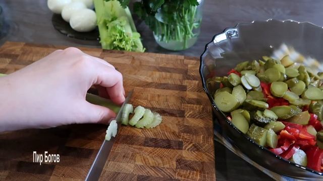 Почему я не приготовила его раньше? Американский картофельный салат. смотреть онлайн