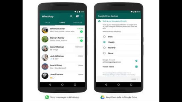 WhatsApp permitirá almacenar conversaciones y multimedia en Drive смотреть онлайн