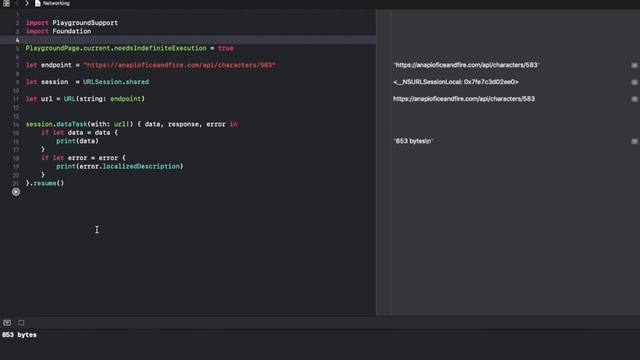 Swift iOS URLSession Networking tutorial - Beginner смотреть онлайн