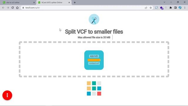 Split vCard (VCF) Online & Free смотреть онлайн