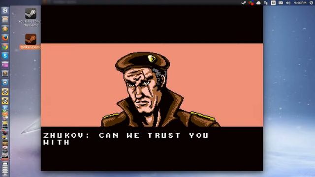 Oniken - 2D platform action indie game on Ubuntu linux смотреть онлайн