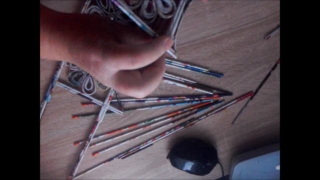 Рукоделие. Красивая шкатулка из газетных трубочек. смотреть онлайн