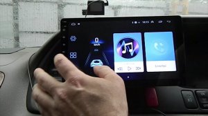 Магнитола в Хонда Одиссей, 10 дюймов взамен 7-ми дюймов.