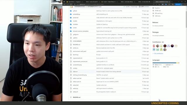 Stable Diffusion Web-UI Automatic1111 | Unscripted Coding смотреть онлайн