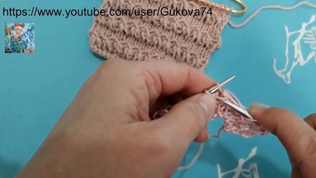 Необычный красивый 3D узор спицами.?⬇️ смотреть онлайн