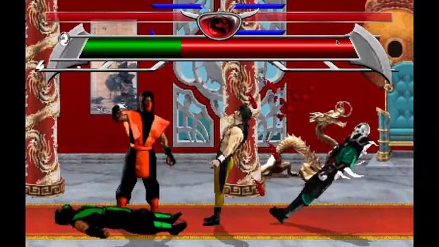 MORTAL KOMBAT MUGEN ERMAC AND REPTILE TAG LADDER смотреть онлайн