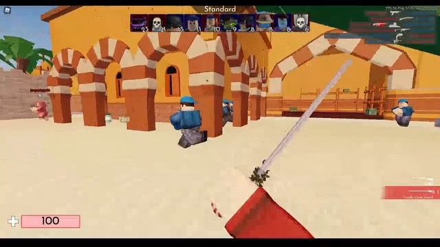 Roblox Arsenal Advent Calendar Event Day 7 candy cane sword смотреть онлайн